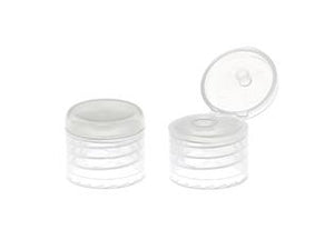 Copackr - Fliptop Clear Cap - Neck 20/410 - Copackr.com