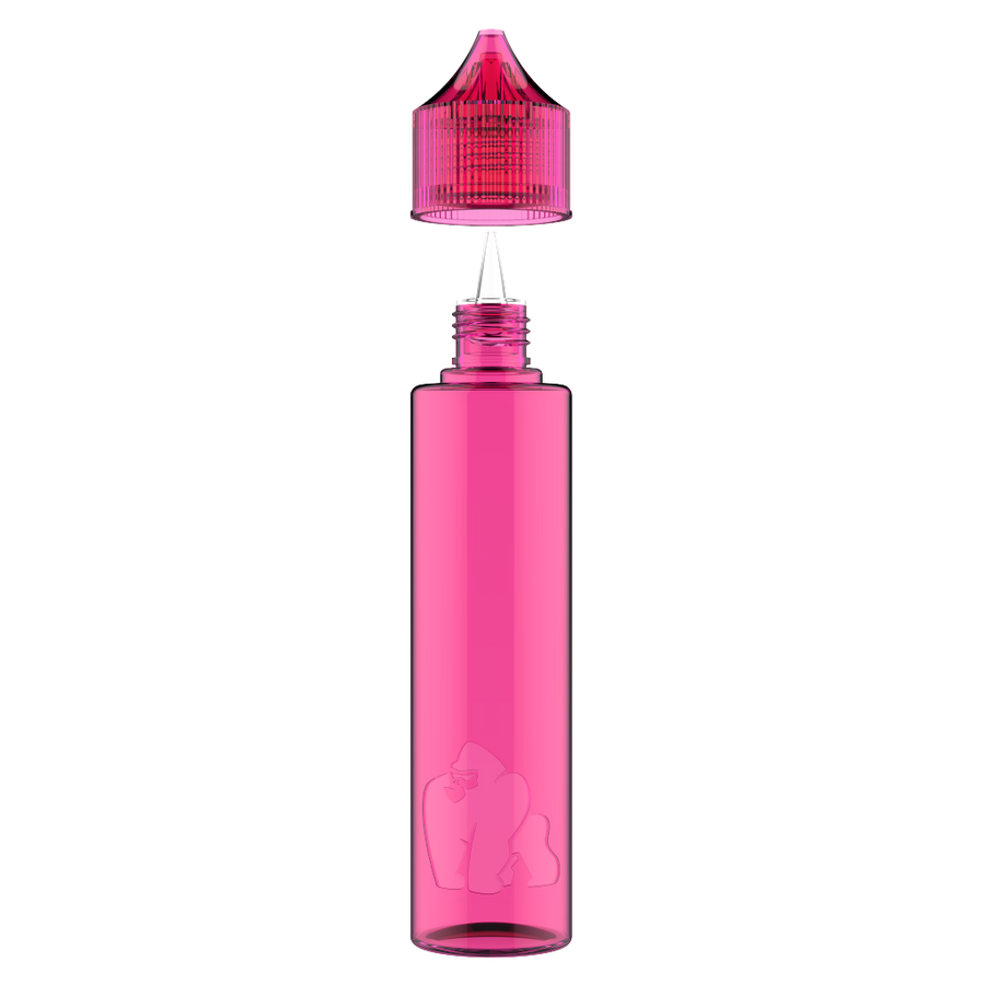 Chubby Gorilla - 60ML "SOFT" Unicorn Bottle - Transparent Pink - Copackr.com