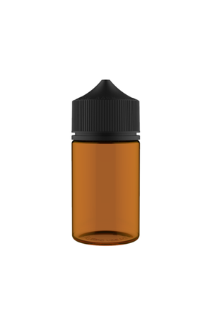 Chubby Gorilla - 75ML Stubby Unicorn Bottle - Amber Bottle / Black Cap - V3 - Copackr.com