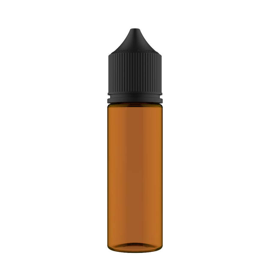 Chubby Gorilla - 50ML Unicorn Bottle - Amber Bottle / Black Cap - V3 - Copackr.com