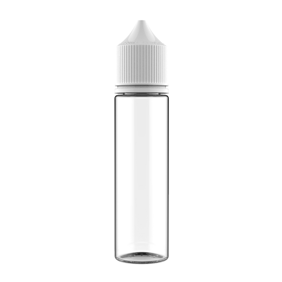 Chubby Gorilla - 60ML Unicorn Bottle - Clear Bottle / White Cap - V3 - Copackr.com