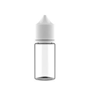 Chubby Gorilla - 30ML Stubby Unicorn Bottle - Clear Bottle / White Cap - V3 - Copackr.com