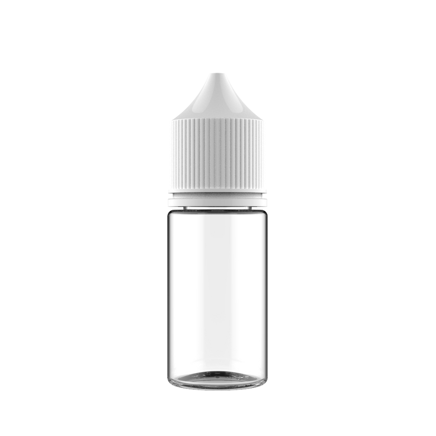 Chubby Gorilla - 30ML Stubby Unicorn Bottle - Clear Bottle / White Cap - V3 - Copackr.com