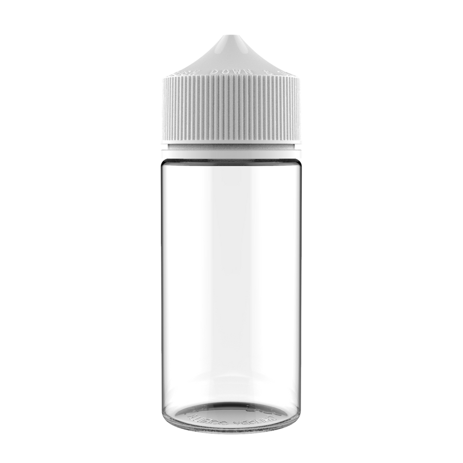 Chubby Gorilla - 100ML Unicorn Bottle - Clear Bottle / White Cap - V3 - Copackr.com