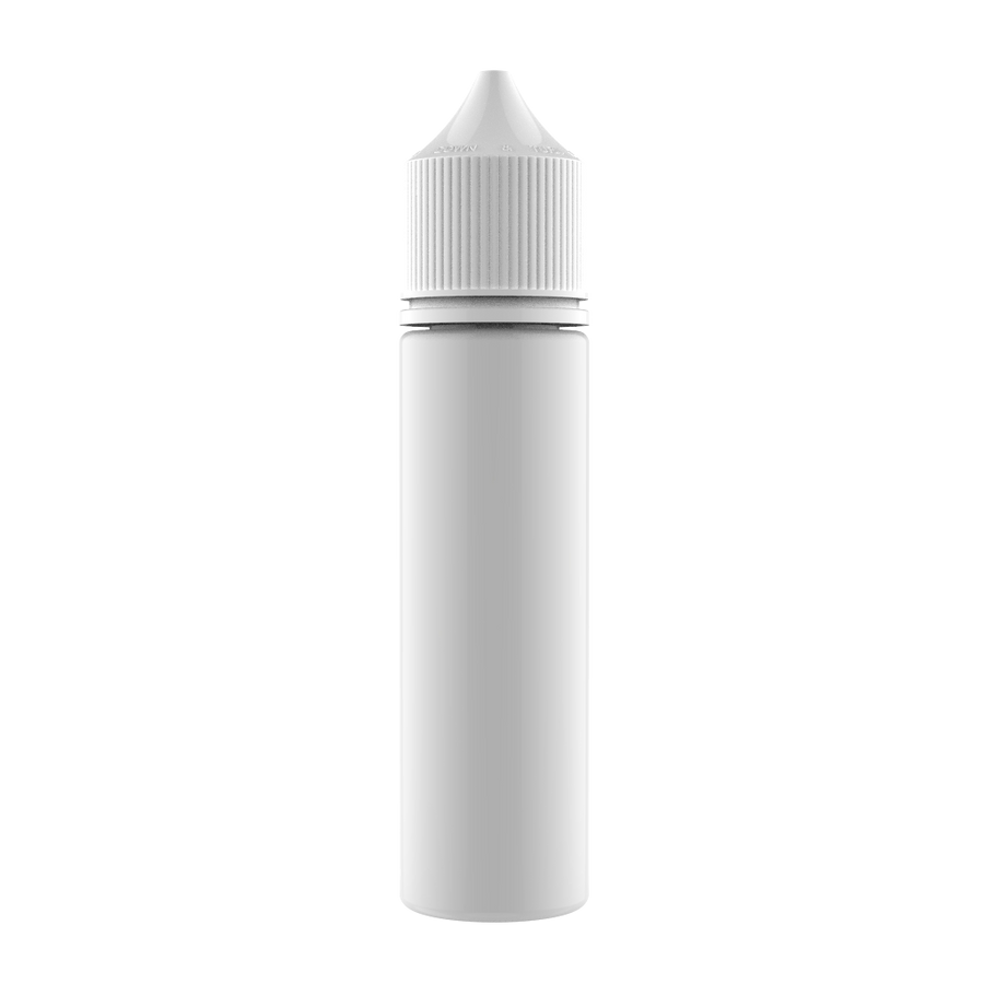 Chubby Gorilla - 60ML - V3 Unicorn Bottle - Opaque White Bottle / Opaque White Cap - Copackr.com