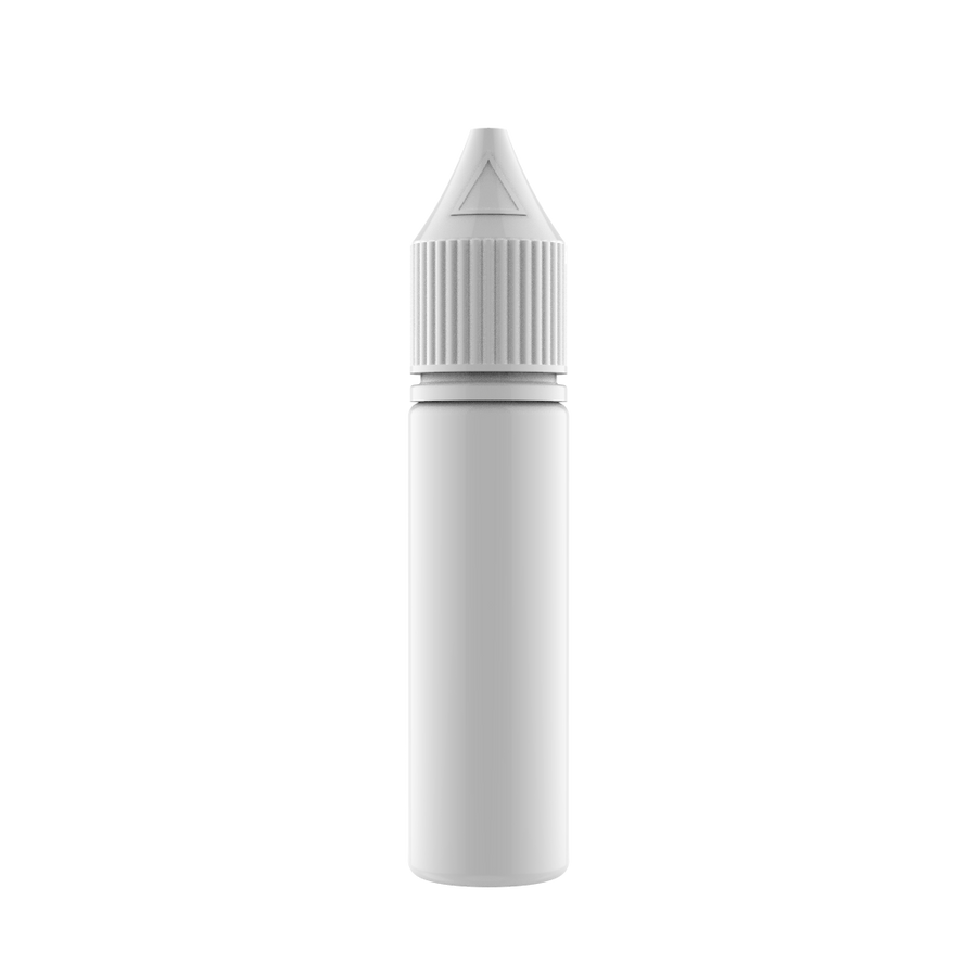 Chubby Gorilla - 20ML Unicorn Bottle - Solid White Bottle / White Cap - V3 - Copackr.com