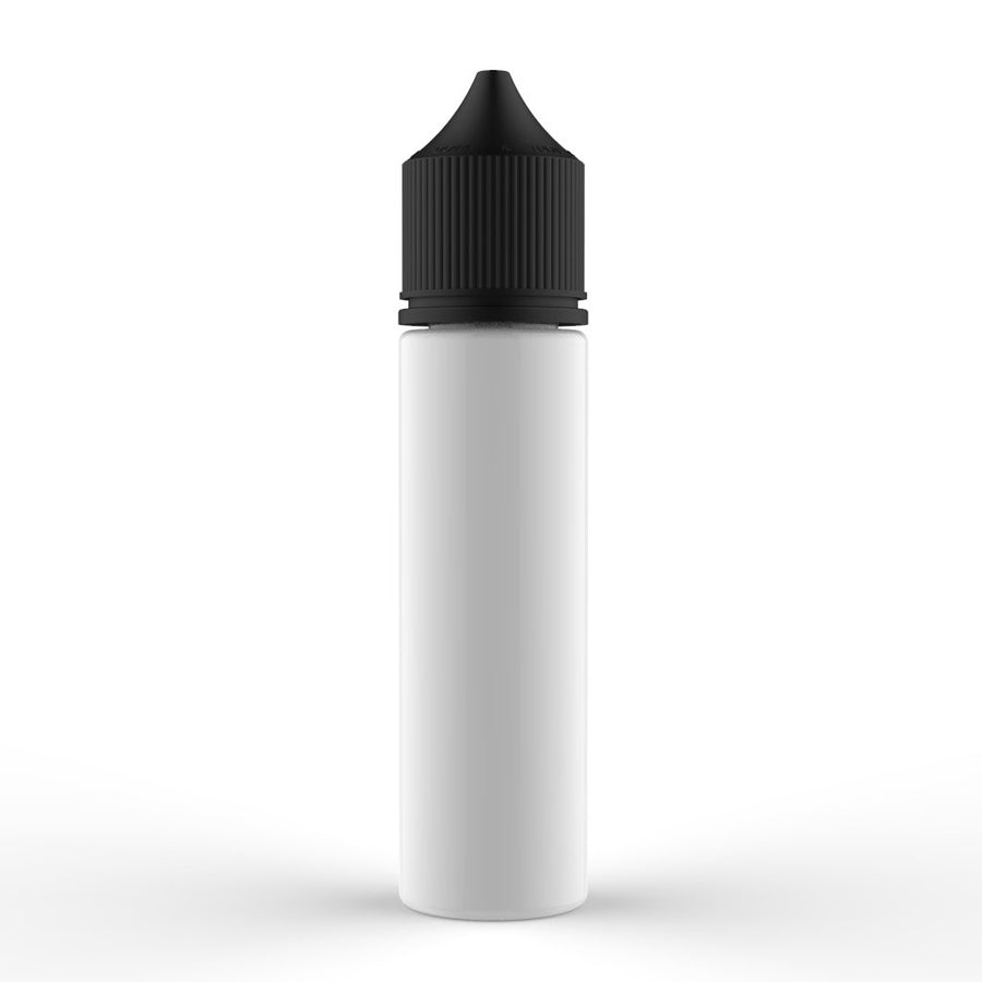 Chubby Gorilla - 60ML - V3 Unicorn Bottle - Opaque White Bottle / Opaque Black Cap - Copackr.com