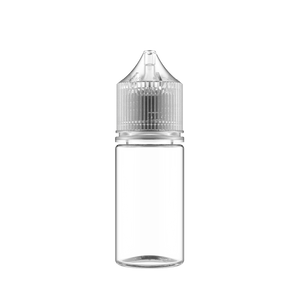 Chubby Gorilla - 30ML Stubby Unicorn Bottle - Clear Bottle / Natural Cap - V3 - Copackr.com