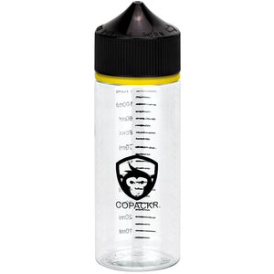 Copackr Branded Chubby Gorilla V3 Dropper Bottle : 120 ml Plastic Bottles with Measurement - Copackr.com