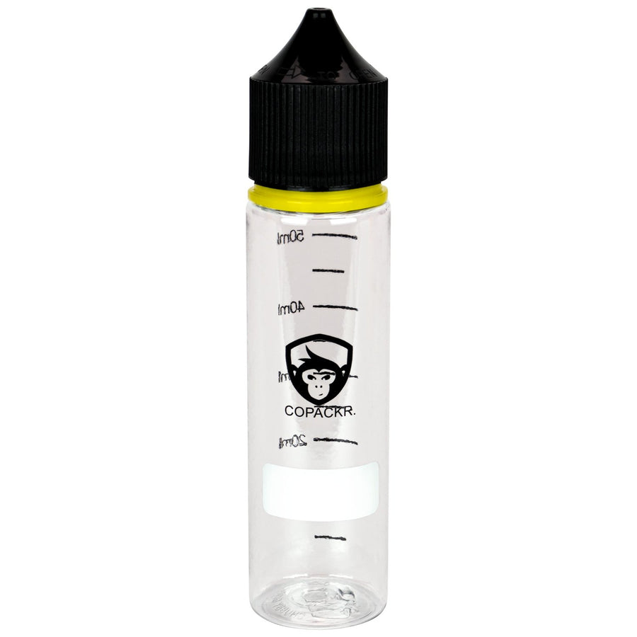 Copackr Branded Chubby Gorilla V3 Dropper Bottle : 60 ml Plastic Bottles with Measurement and White Space - Copackr.com