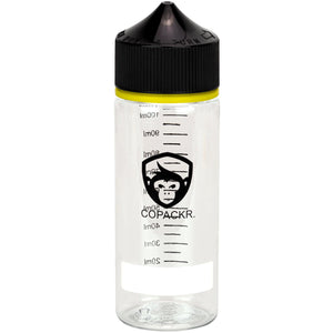 Copackr Branded Chubby Gorilla V3 Dropper Bottle : 120 ml Plastic Bottles with Measurement and White Space - Copackr.com