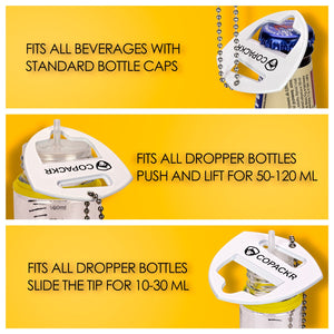 Copackr's - Bottle Opener,  Cap Removal Tool for Chubby Gorilla bottles (All sizes) - Copackr.com